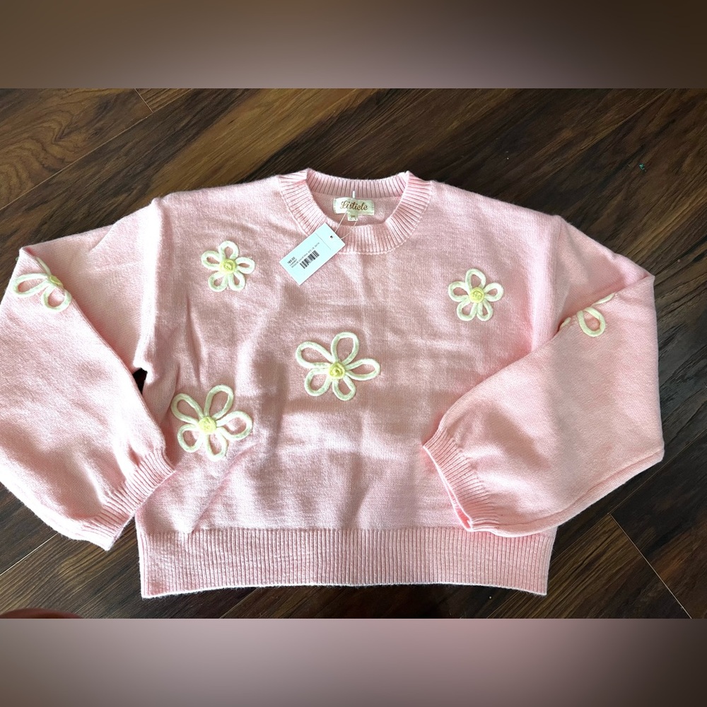 Spring flower sweater - Picture 2 of 3